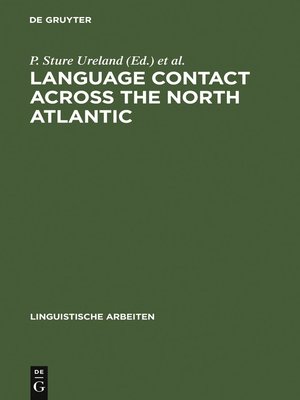cover image of Language Contact across the North Atlantic